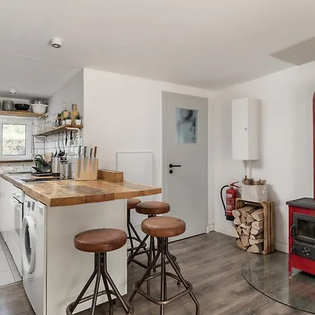 Gemutliches Tinyhouse Bungalow Mit Kamin & Sauna Am