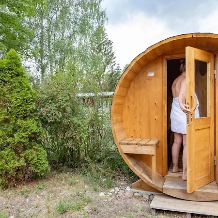 Gemutliches Tinyhouse Bungalow Mit Kamin & Sauna Am Prázdninový dům